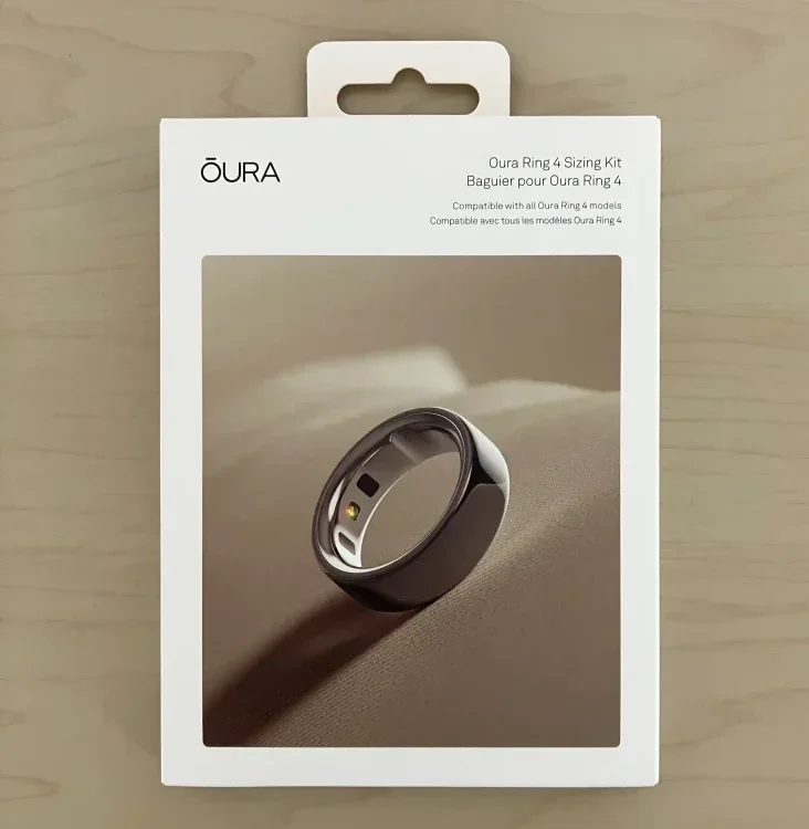 Oura Ring 4サイジングキットのパッケージ